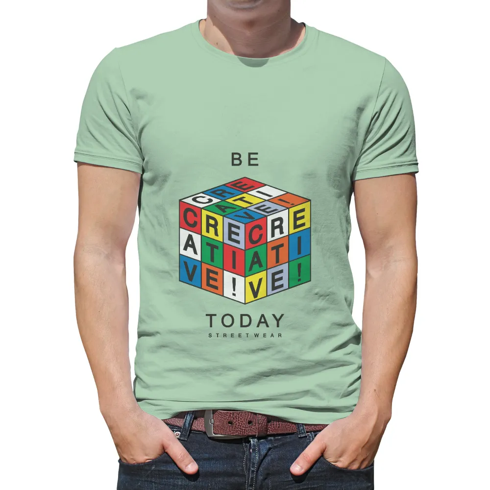 Custom Tee Shirts: Be Creative Today with Vibrant Rubik's Cube Design|rubiks cube tshirts