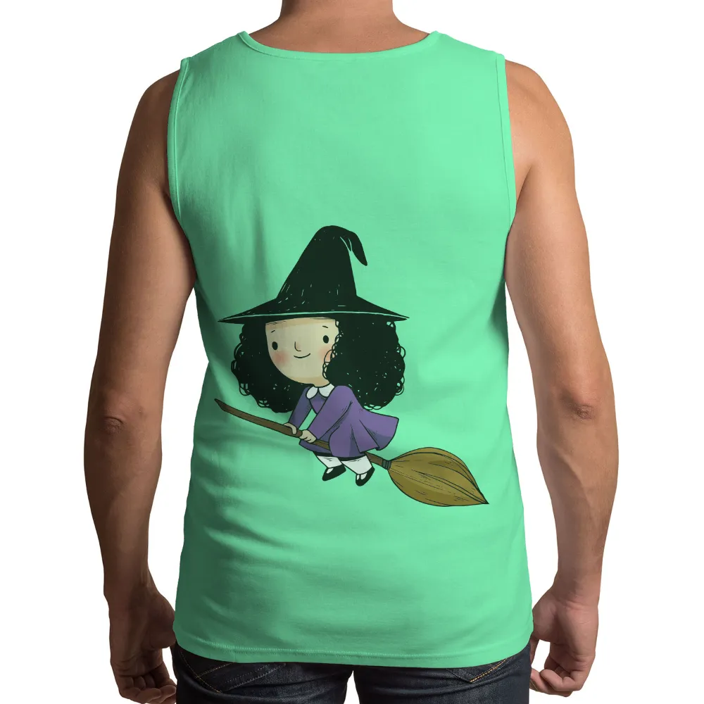 Tee Shirt Printing: Enchanting Witch Luna - Minimalist Magic Design|pokemon magic shirt