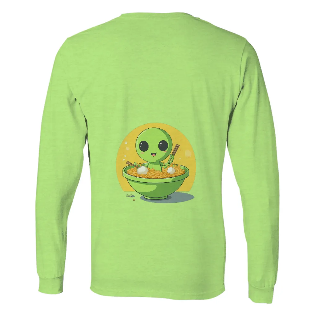 TShirt Printing: Alien Noodles - A Universal Culinary Delight|alien 18 shirt