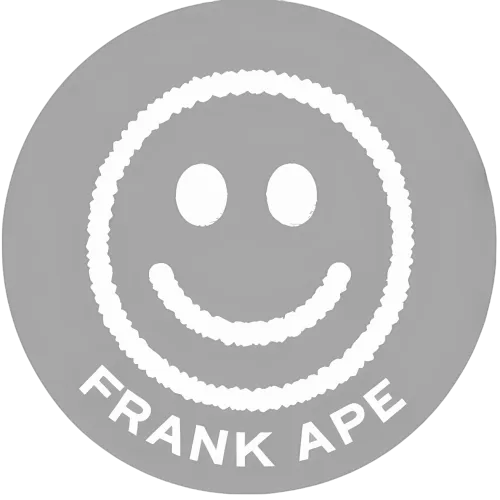 Frank Ape Smiley Face TShirt Printing - Pop Culture Minimalist Design