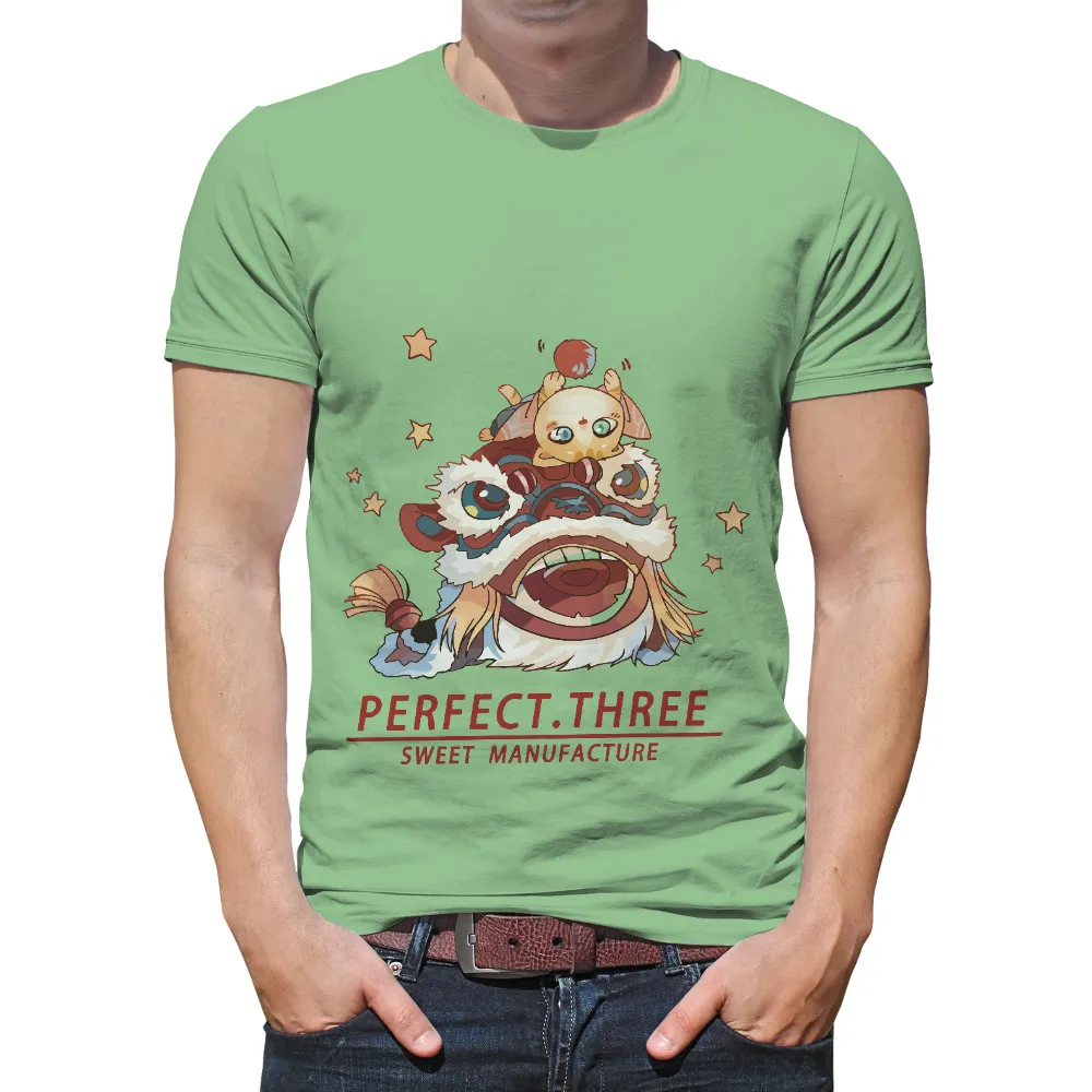 T-Shirts Design: Playful Lion Dance - Perfect.Three Sweet Manufacture|dallas stars twitter