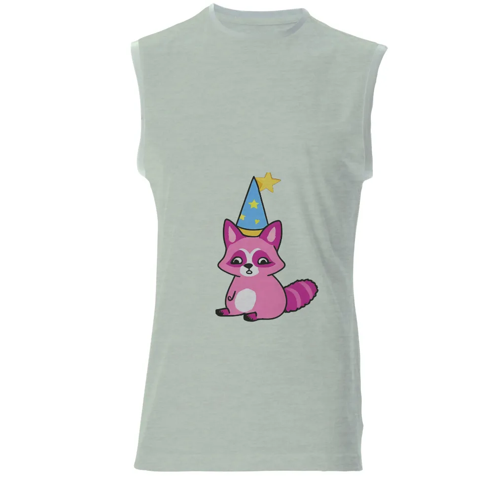 T-Shirts Custom: Spread Joy with Remy the Pink Raccoon Wizard|endor forest summer camp shirt