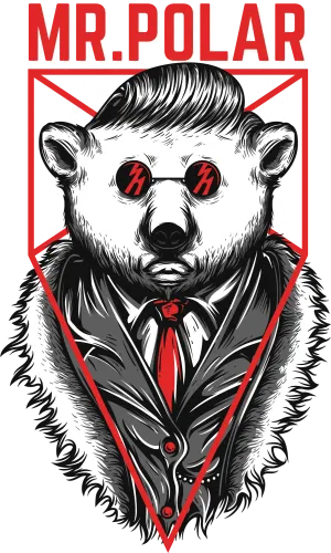 Custom T-Shirt Printing: Mr. Polar - Urban Gentleman