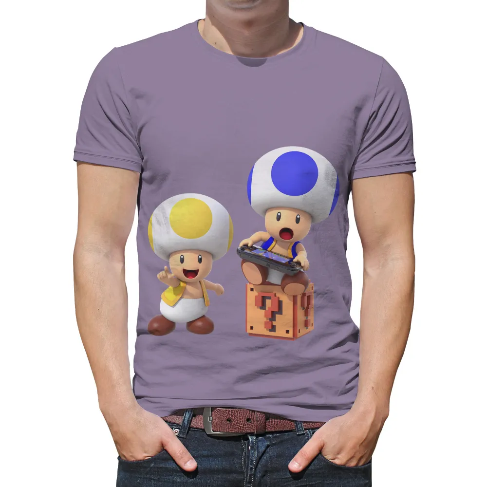 Graphic Tees: Toad and Toadette Gaming Adventure|video game class shirt