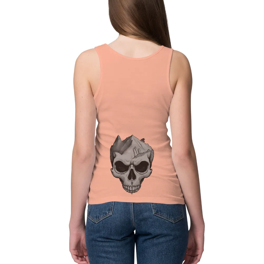 Shirts Graphic Tees: Skull Adventure - Artistic Designs|t shirt painting on nature