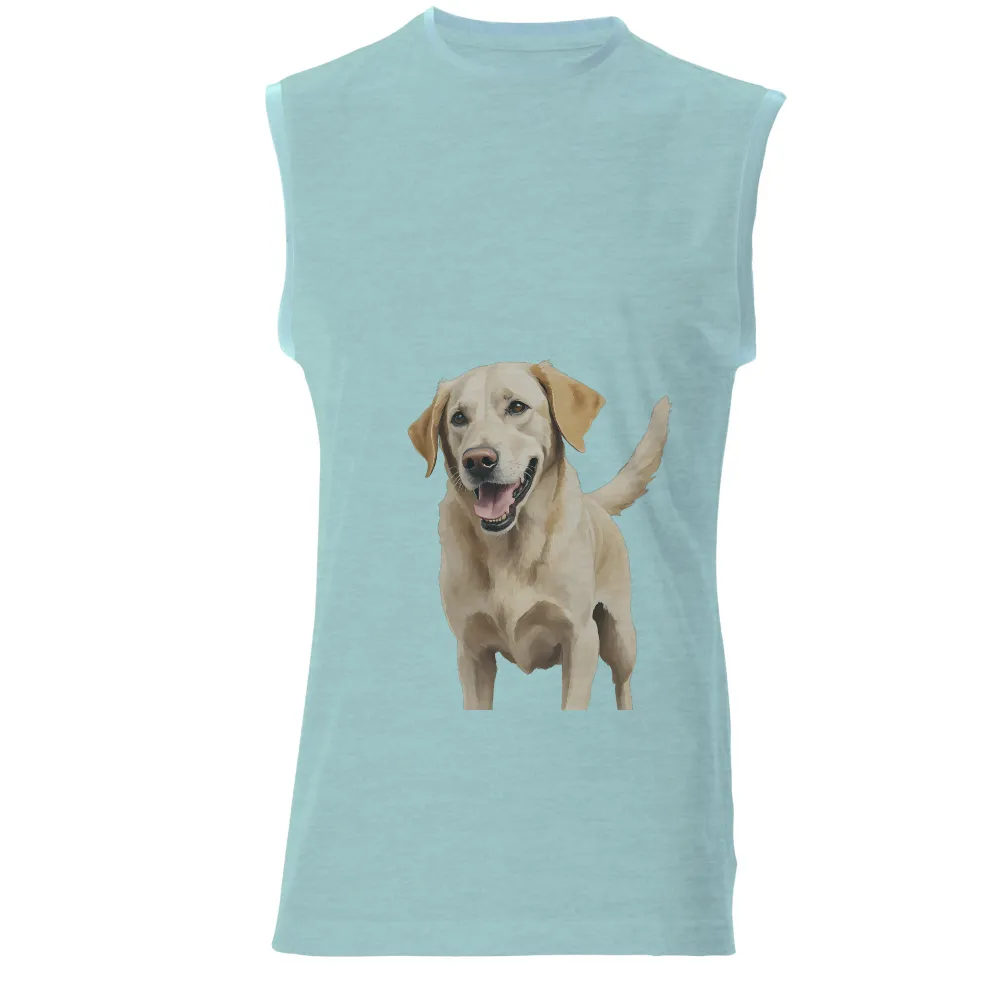 Custom Tee Shirts: Max the Golden Retriever - Joyful and Loyal|happy crimus it's christmas merry crisis merry chrysler