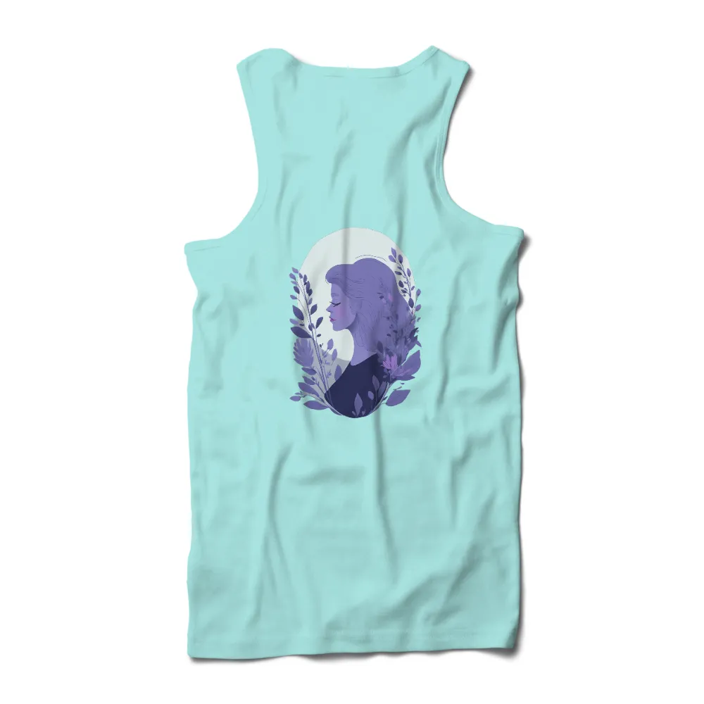 Custom Tee Shirts: Lavender Dreams - Artistic Design Inspired by Nature|ranboo floral shirt