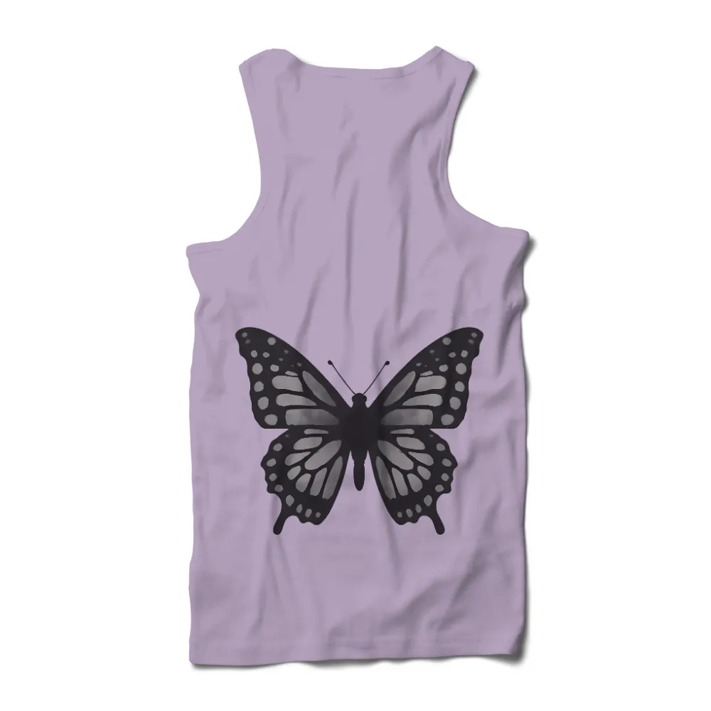 T-Shirts Pattern: Butterfly Wings of Transformation| dark background