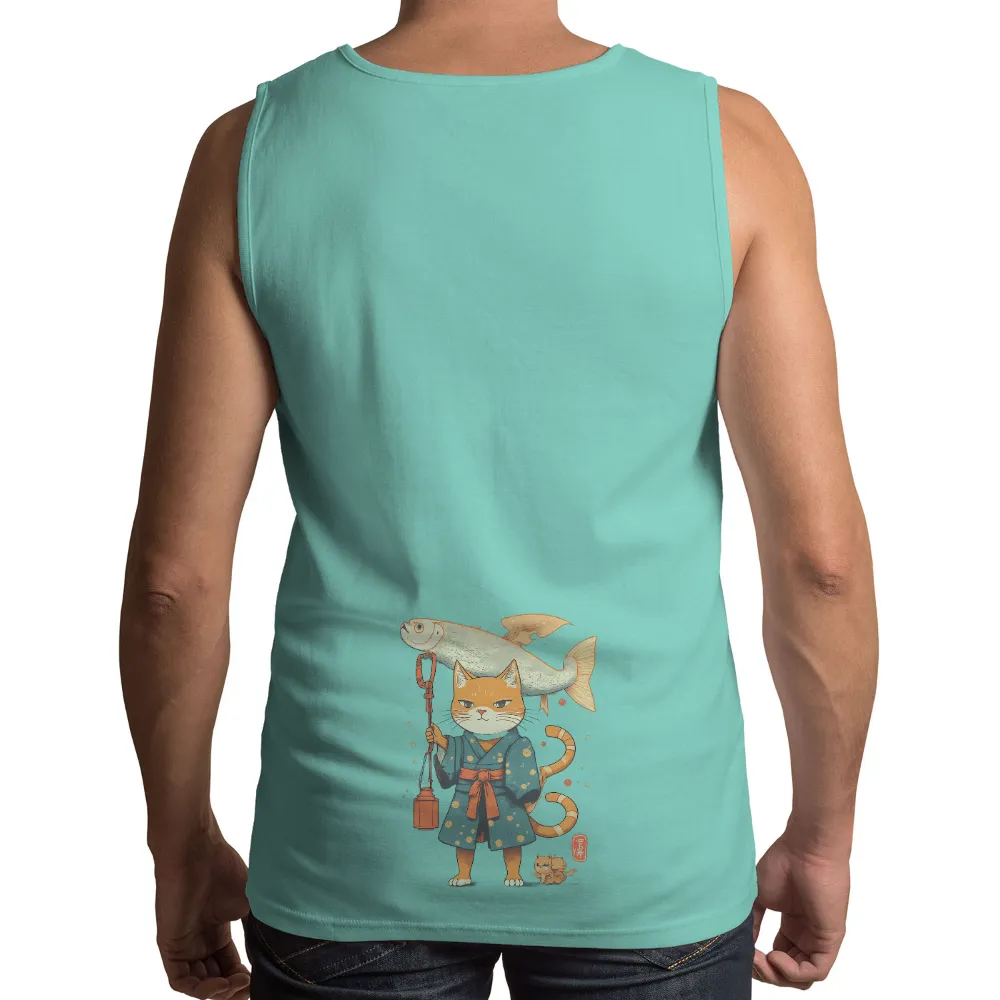 TShirt Printing: Kuma's Fish Festival Tradition|t shirt best cat dad ever