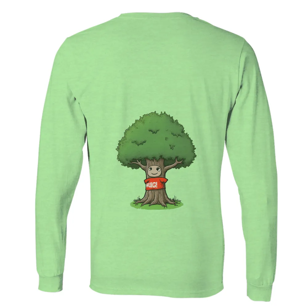 TShirt Printing: Embrace the Wisdom of Nature with 'Hug' Tree Design|fly art shirts