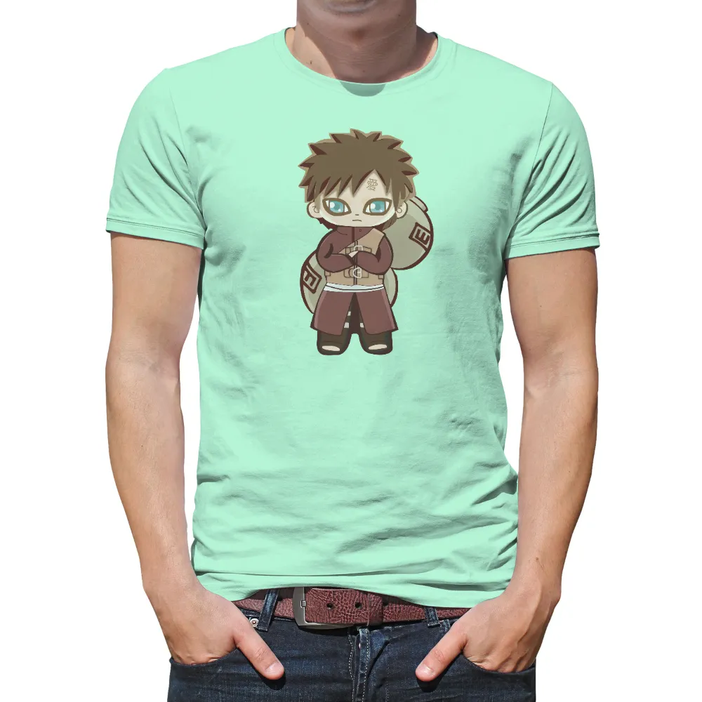 Gaara TShirt Design: Strength and Determination|roblox t shirt ninja black