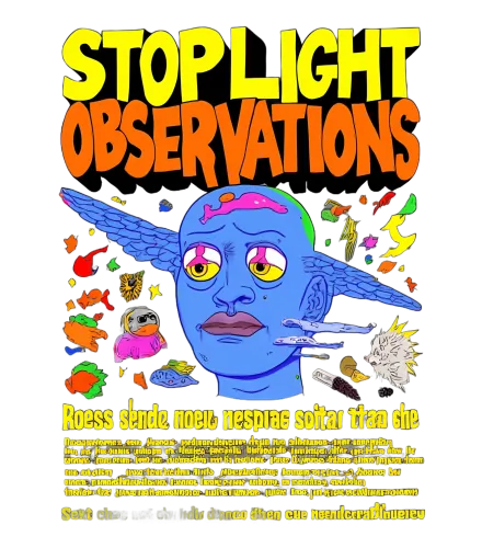 Stop Light Observations: Urban Life, Surreal Art, and Psychedelic Design