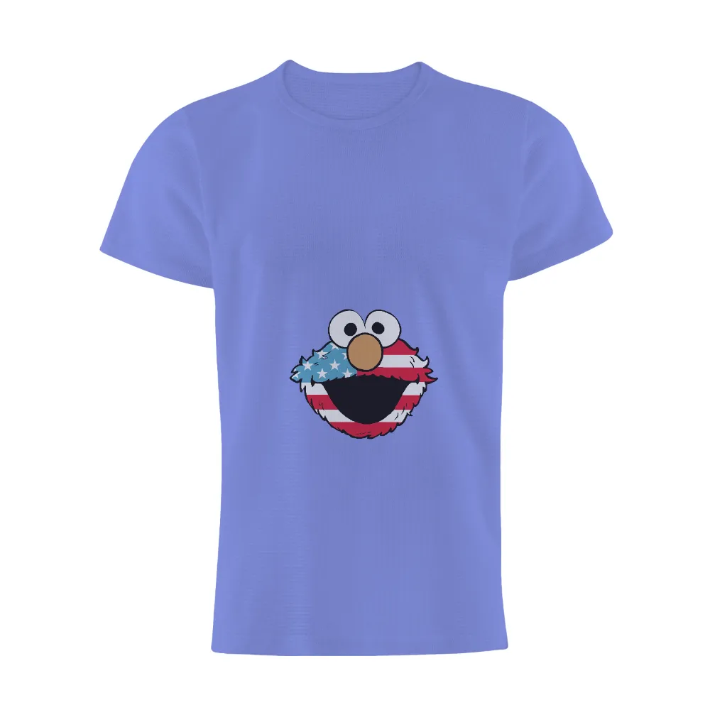 Elmo TShirt Printing: Patriotic Cheer with Stars and Stripes|enes kanter freedom shirt