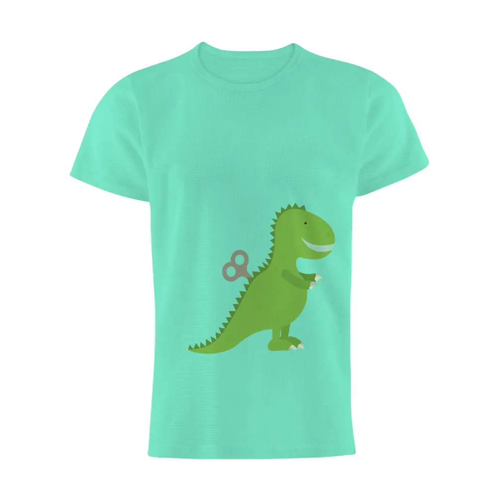 Shirts Graphic Tees: Wind-Up Dinosaur Toy - Whimsical Fun|target dinosaur easter shirt