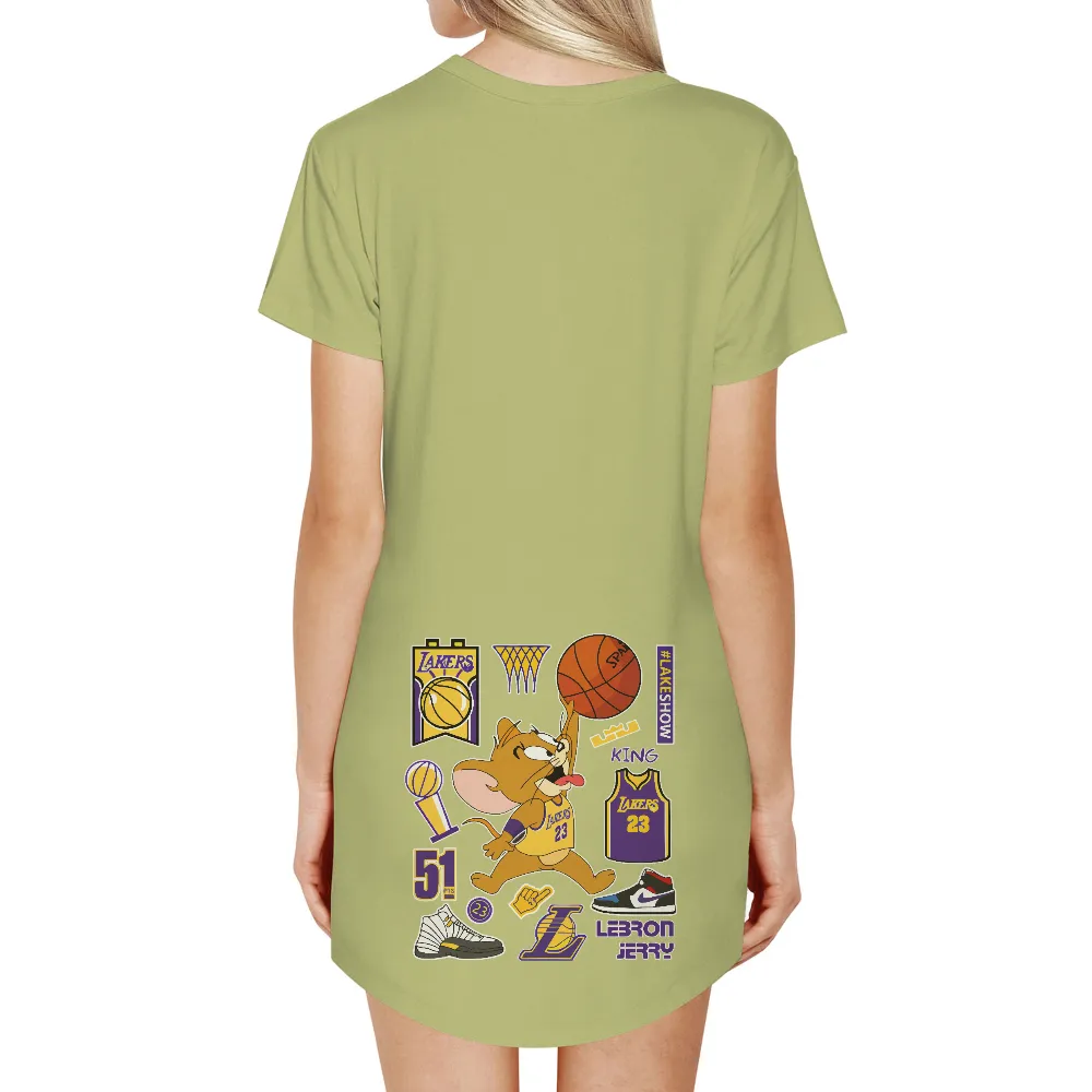 Lakers Show T-Shirts Pattern: LeBron Jerry Tribute|pikachu fan shirt pokemon go