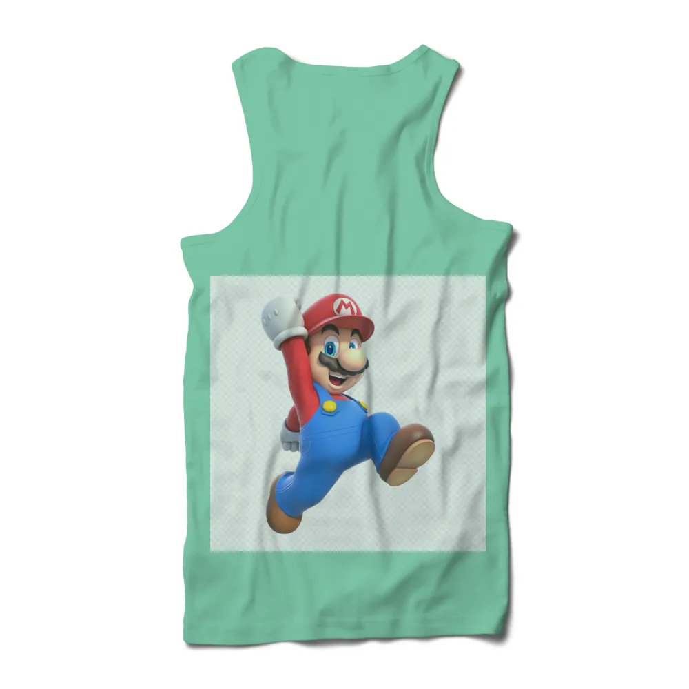 Tee Shirts Printed: Mario Adventure - Gaming Hero|super mario t shirt varsity