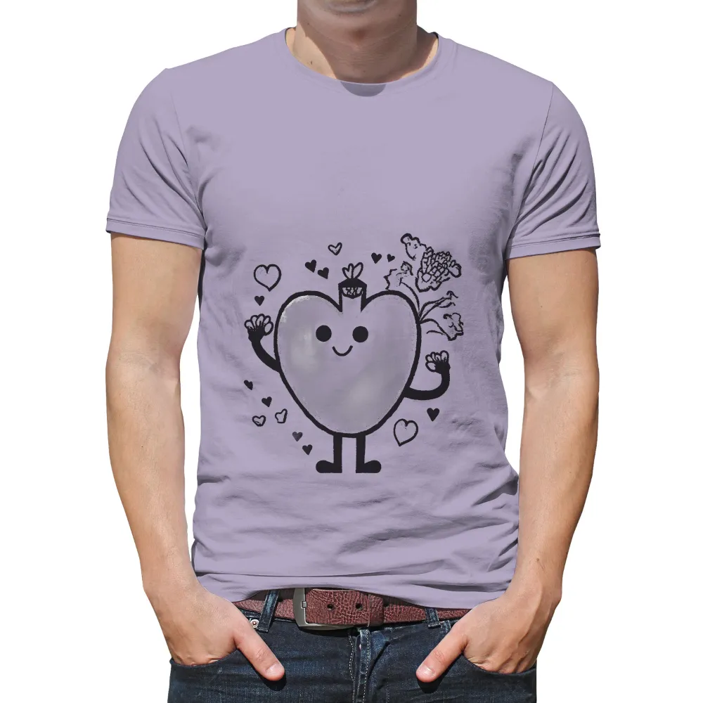 Graphic Tees: Heartfelt Happiness - Artistic Designs|i love hot moms sweat shirt