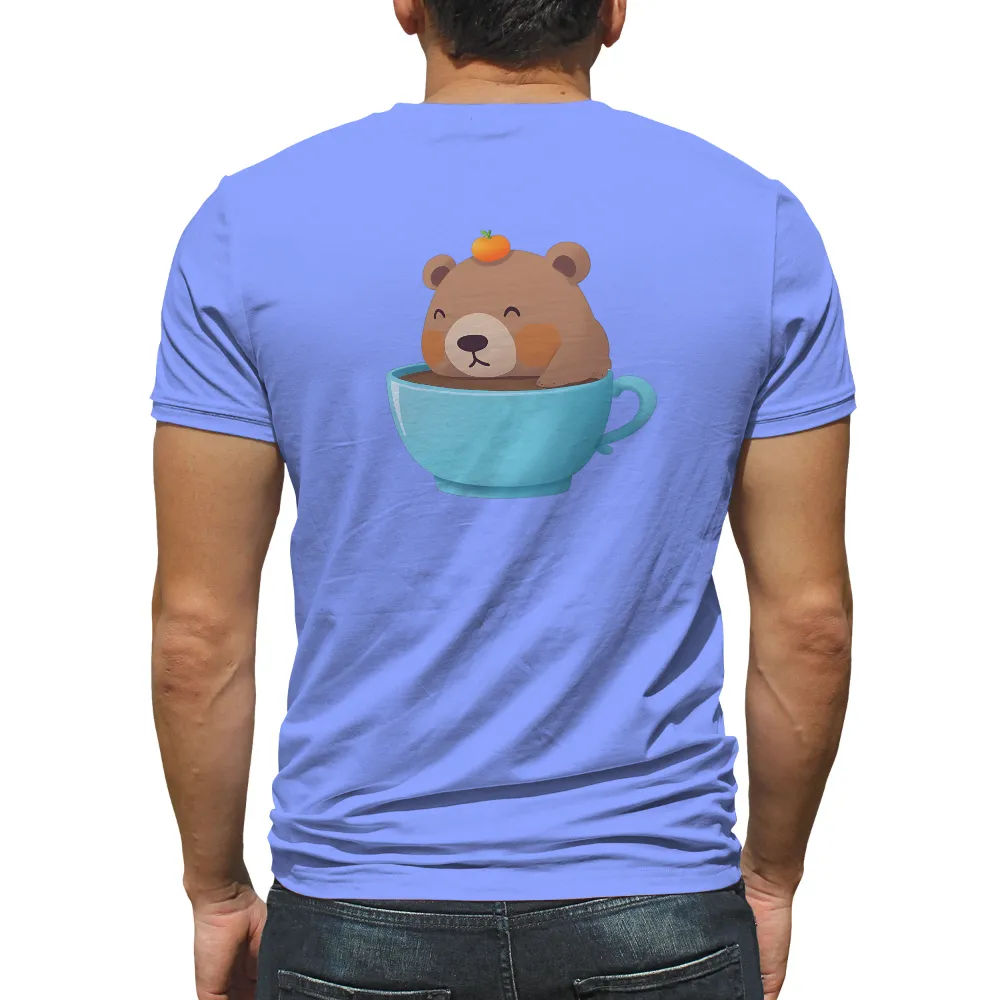 TShirt Printing: Cozy Bear in a Mug - Comfort and Joy|zelda coffee shirt