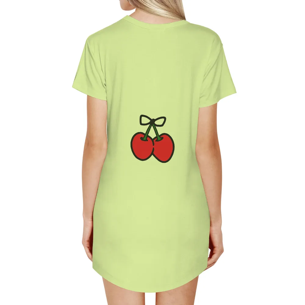 Custom T-Shirt Printing: Cherries Symbolizing Unbreakable Friendship|unique valentines shirts