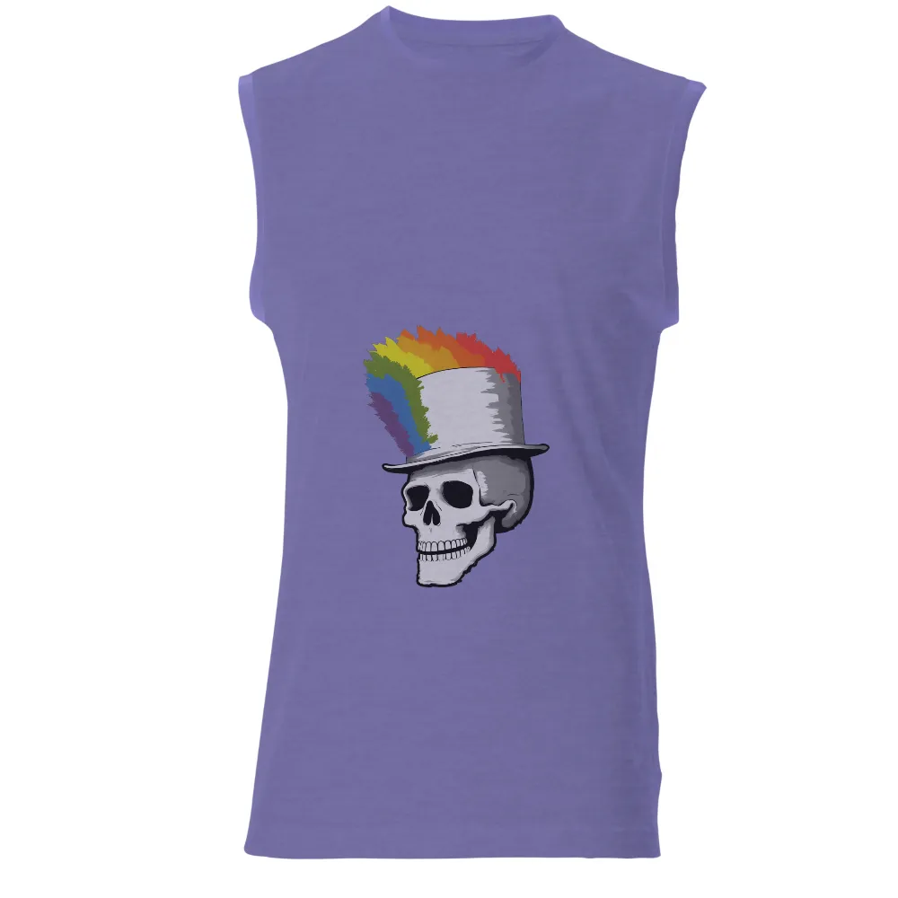 T-Shirt Printing: Celebrate Diversity with a Punk Rock Skull Design| Freedom and individuality T-Shirt