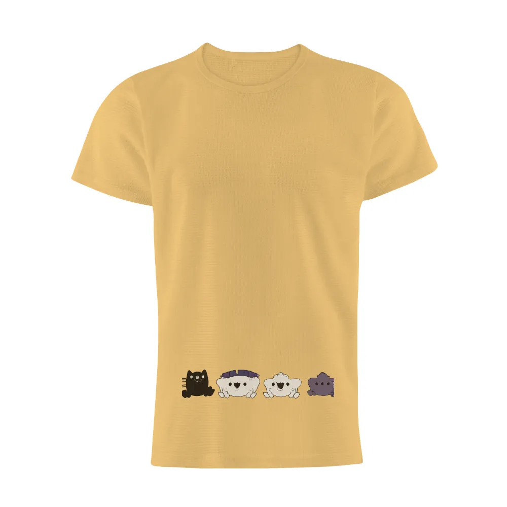 Tee Shirts Printed: Adorable Characters' Adventure with the Blouse of Wonder|summer blouse 2022