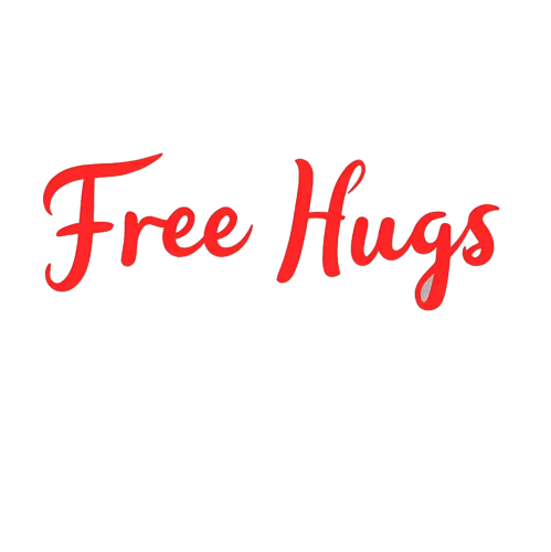 Shirts Graphic Tees: Free Hugs - Spread Love and Positivity