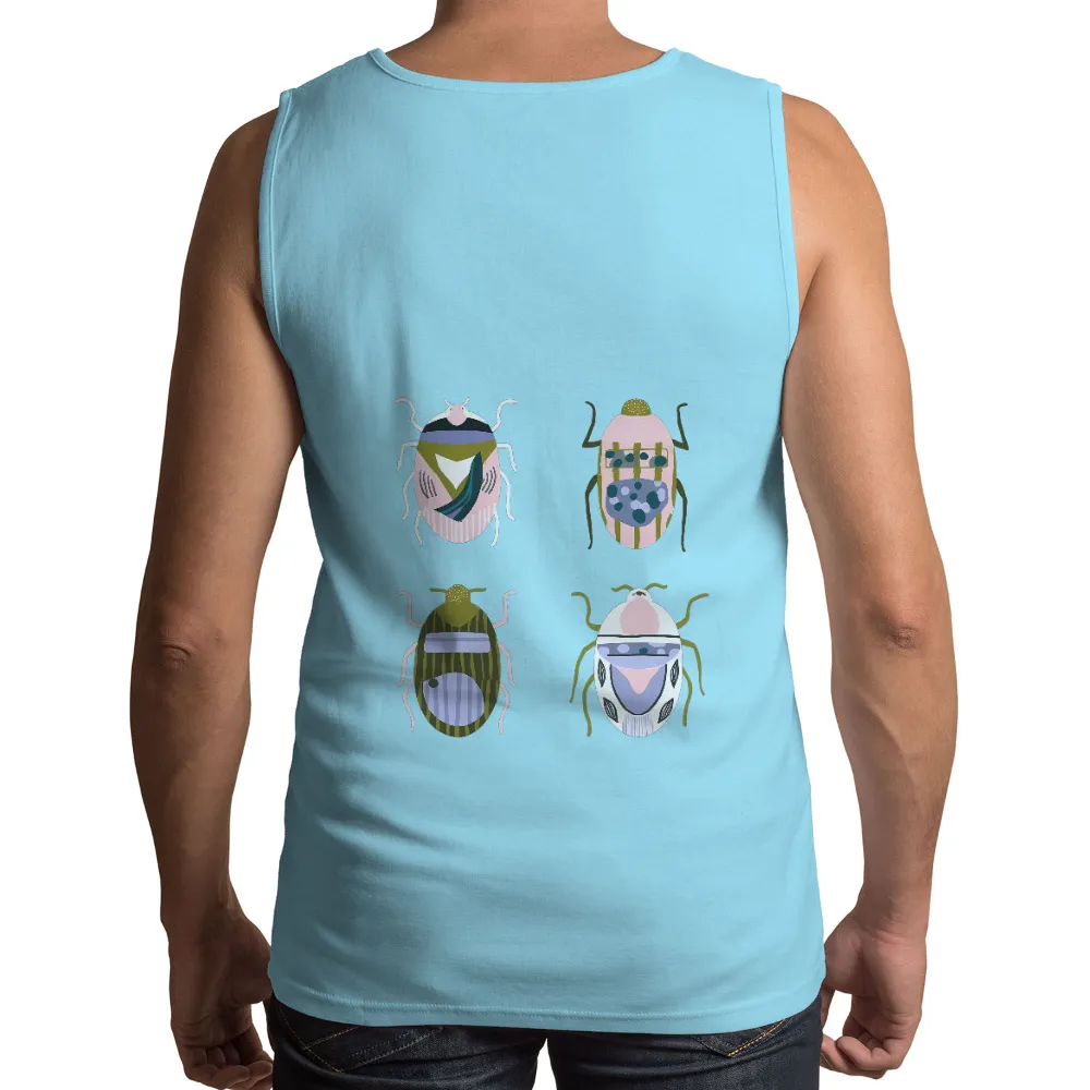 T-Shirts Pattern: Beetle Adventures in Nature