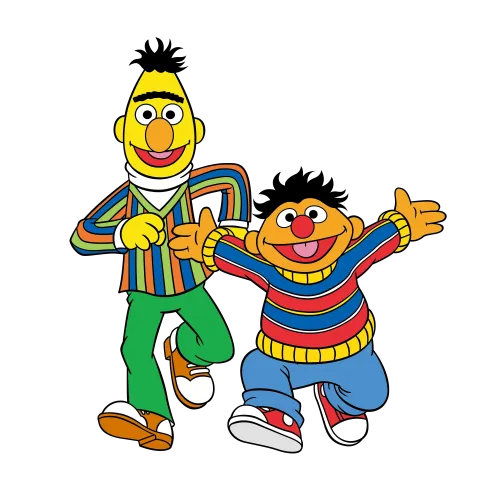 Bert and Ernie: Vintage Friendship Graphic Tees