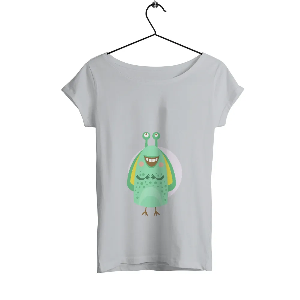 T-Shirts Pattern: Spread Joy with Zappy the Green Monster|cute shirts for mothers day