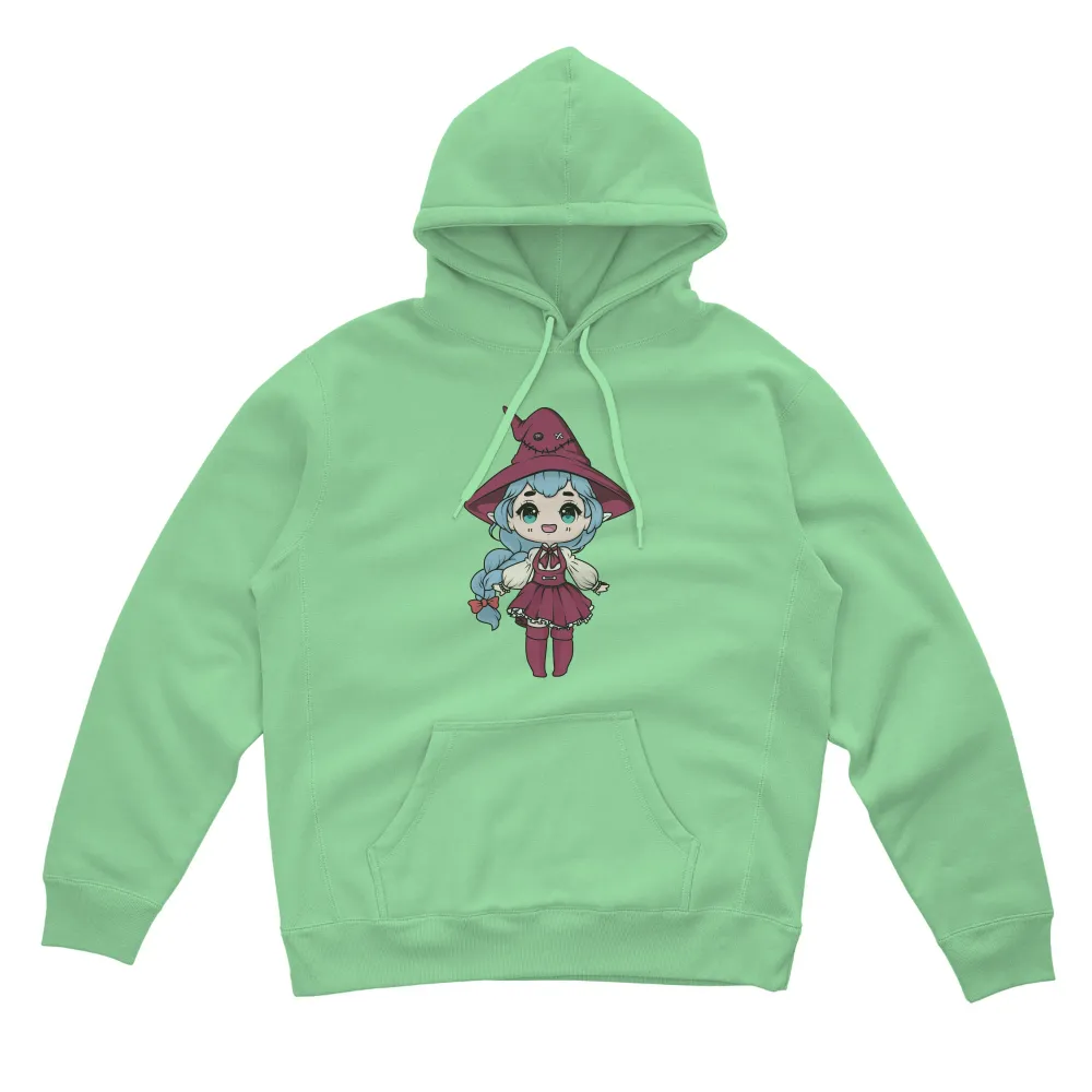 Custom T-Shirt Printing: Luna the Cheerful Witch|sunlight magic print shirt