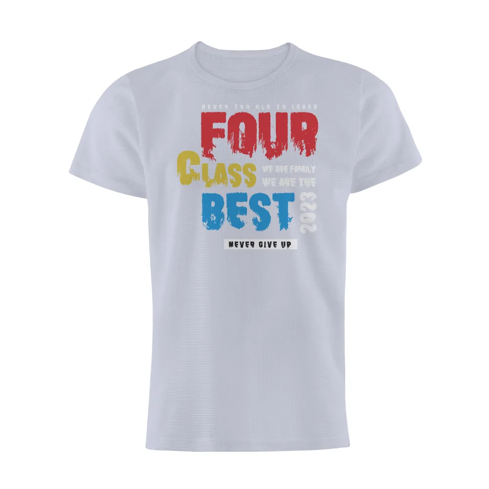 Custom Tee Shirts: Four Glass Best - Never Give Up|sixers city edition t shirt 2022