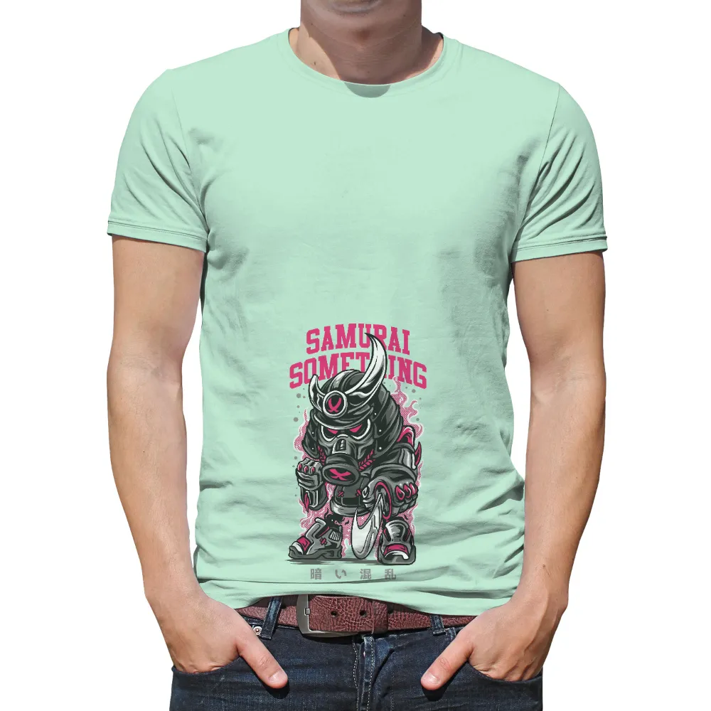 T-Shirts Custom: Samurai Something - A Blend of Tradition and Futurism|z black t shirt