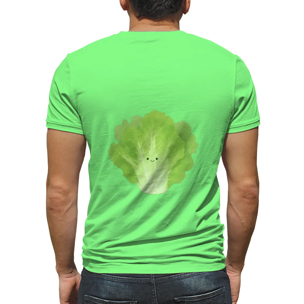 TShirt Printing: Happy Lettuce - Cheerful Nature Design|tuesday is soylent green day shirt