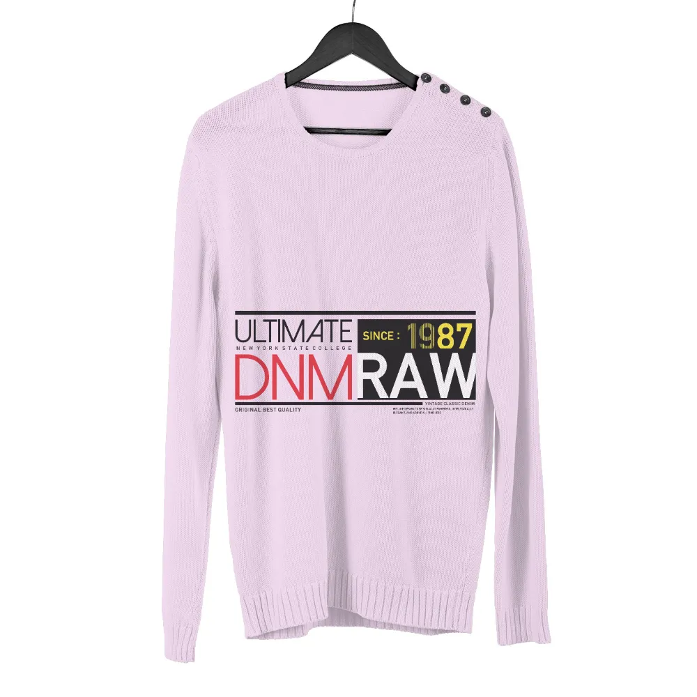 Custom Tee Shirts: DNMRAW - Embrace the Raw Spirit of New York|biggie smalls vintage