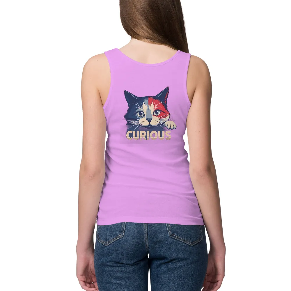 Graphic Tees: Curious Cat - Embrace Your Inner Explorer| Cultural symbolism