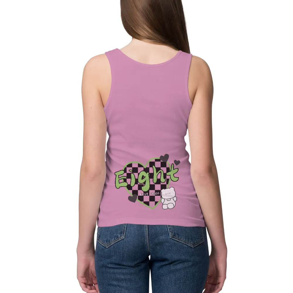 Customized Tee Shirts: Eight Best Class - Retro Heart Design|70s retro button up shirt