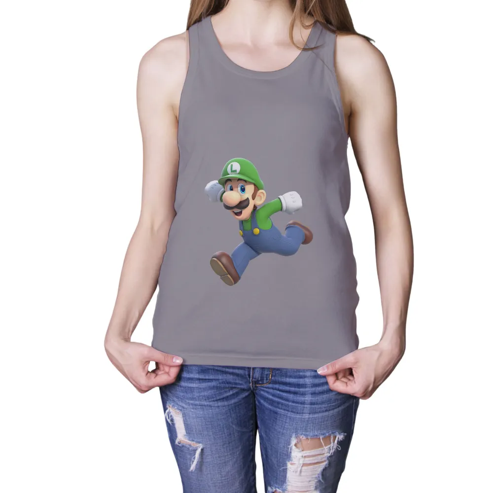 T-Shirts Pattern: Luigi's Adventure - Gaming Icon|video game class t shirt