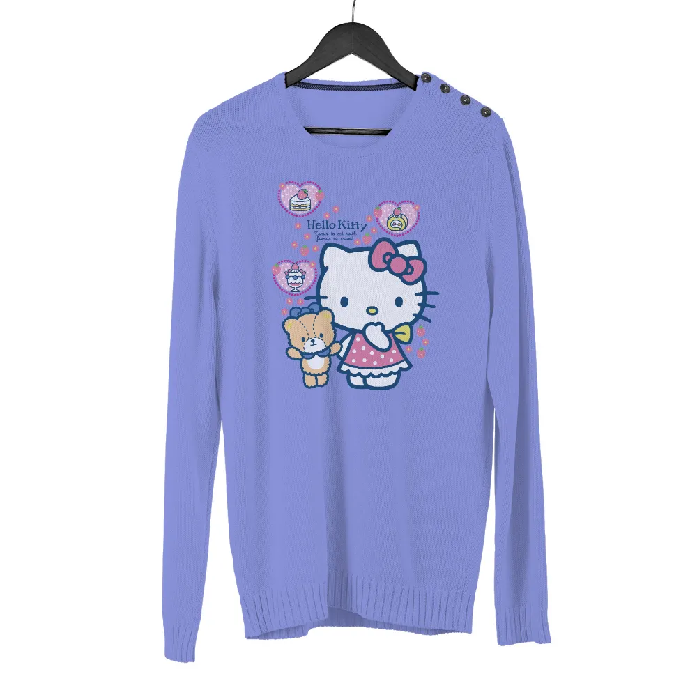 Graphic Tees: Hello Kitty Sweetness & Joy|cute spring shirts for women