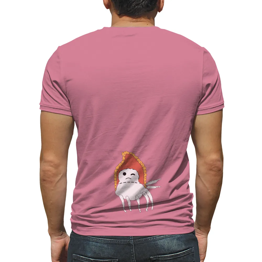 T-Shirts Custom: Whimsical Character Zephyr - Hope and Resilience| White outfit