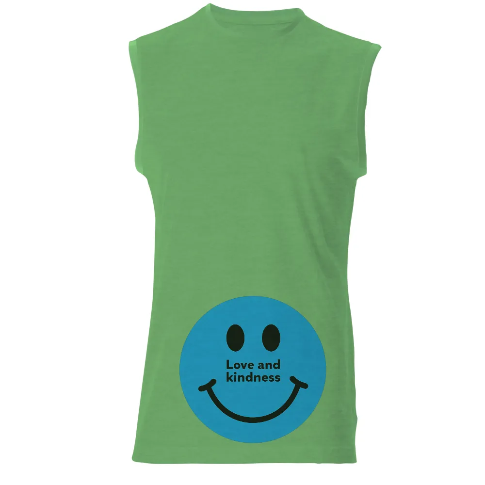 Custom Printing: Love and Kindness Smiley Face Design|women i love my boyfriend shirt