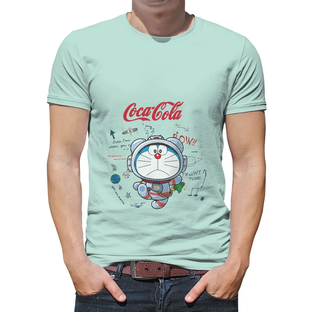 Doraemon Astronaut T-Shirts Design: A Cosmic Adventure|world series space city jersey