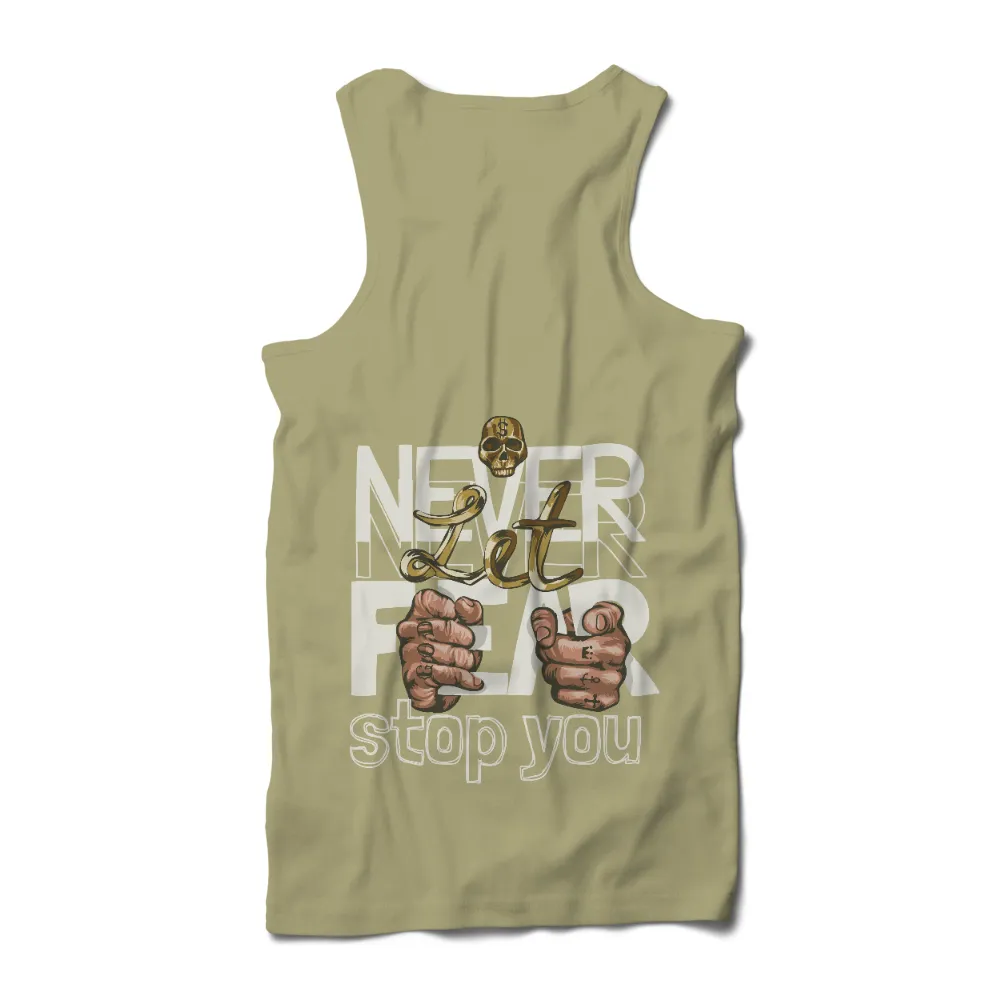 TShirt Design: Never Let Fear Stop You - Inspiration and Motivation|the hundreds x van gogh hands shirt