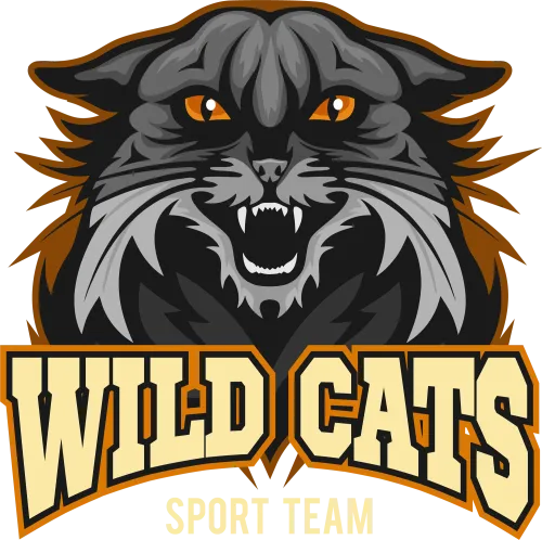 Tee Shirt Printing: Wild Cats Sport Team - Fierce and Fearless