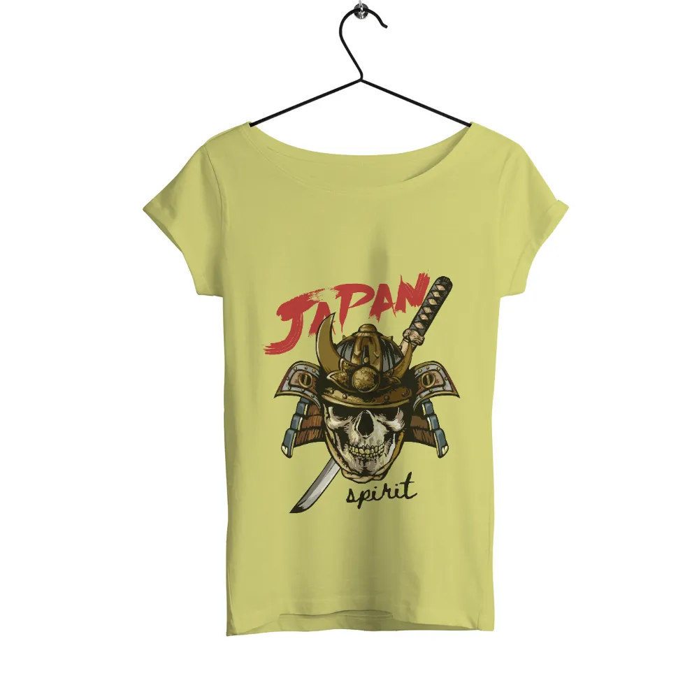 T-Shirts Design: Samurai Spirit with Golden Helmet and Crossed Swords|jordan honor the gift t shirt