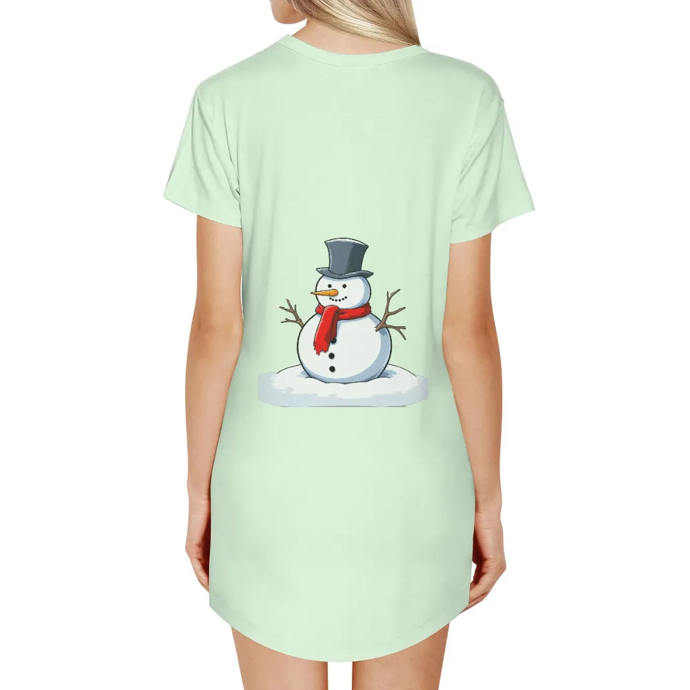 T-Shirts Custom: Frosty the Snowman - Winter Holiday Joy|roblox t shirt winter