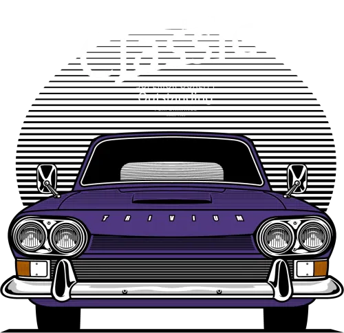 Tee Shirt Printing: Celebrate Classic Car Heritage with Purple Trivium Design