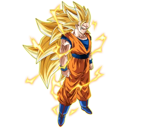 TShirt Printing: Goku Super Saiyan - Anime Power Icon