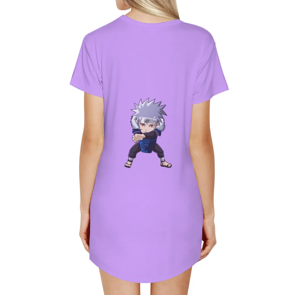 TShirt Printing: Anime Ninja Character with Spiky Hair and Red Eyes|world series astros 2022 shirts