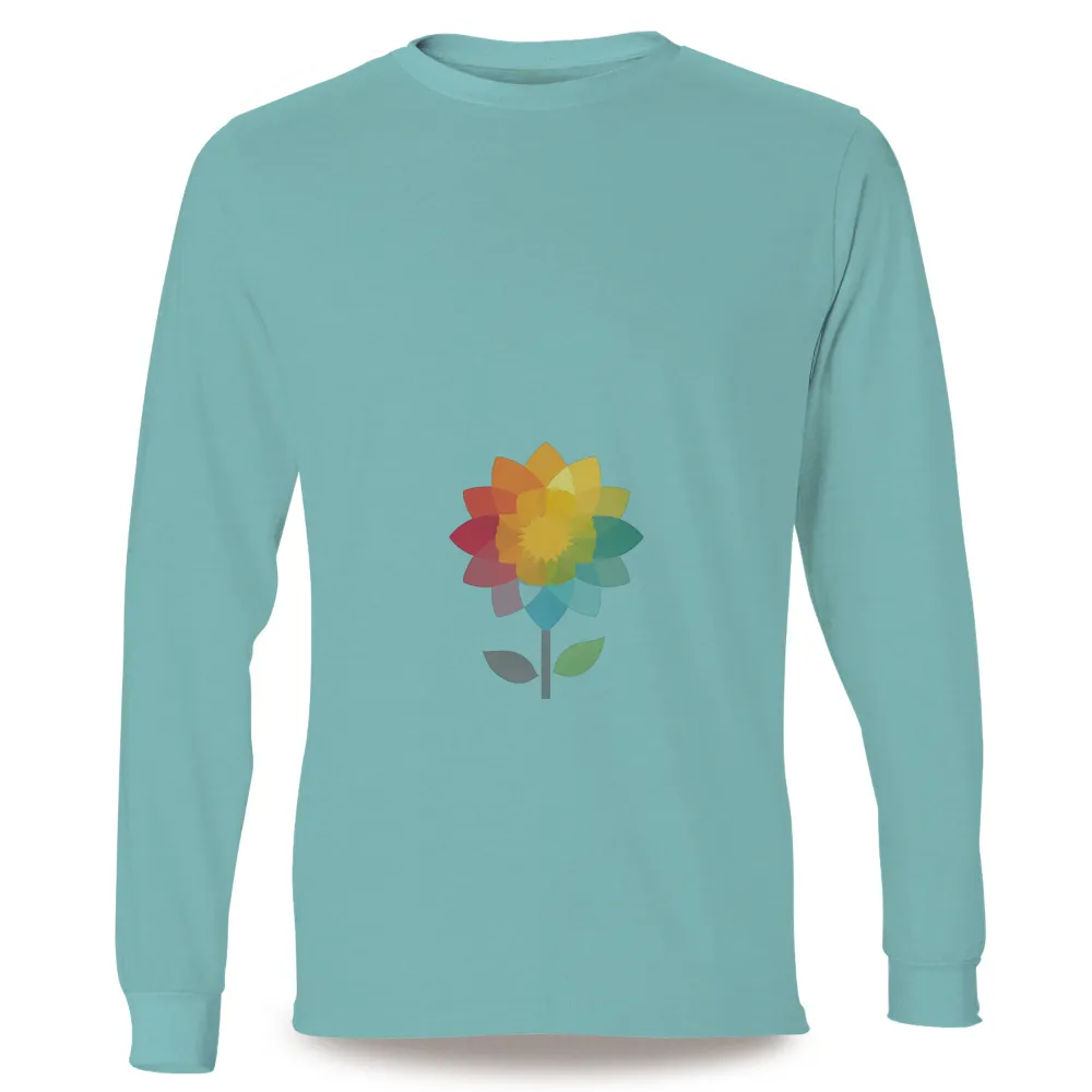 Vibrant Flower Design Celebrating Diversity and Individuality|spring flower blouse