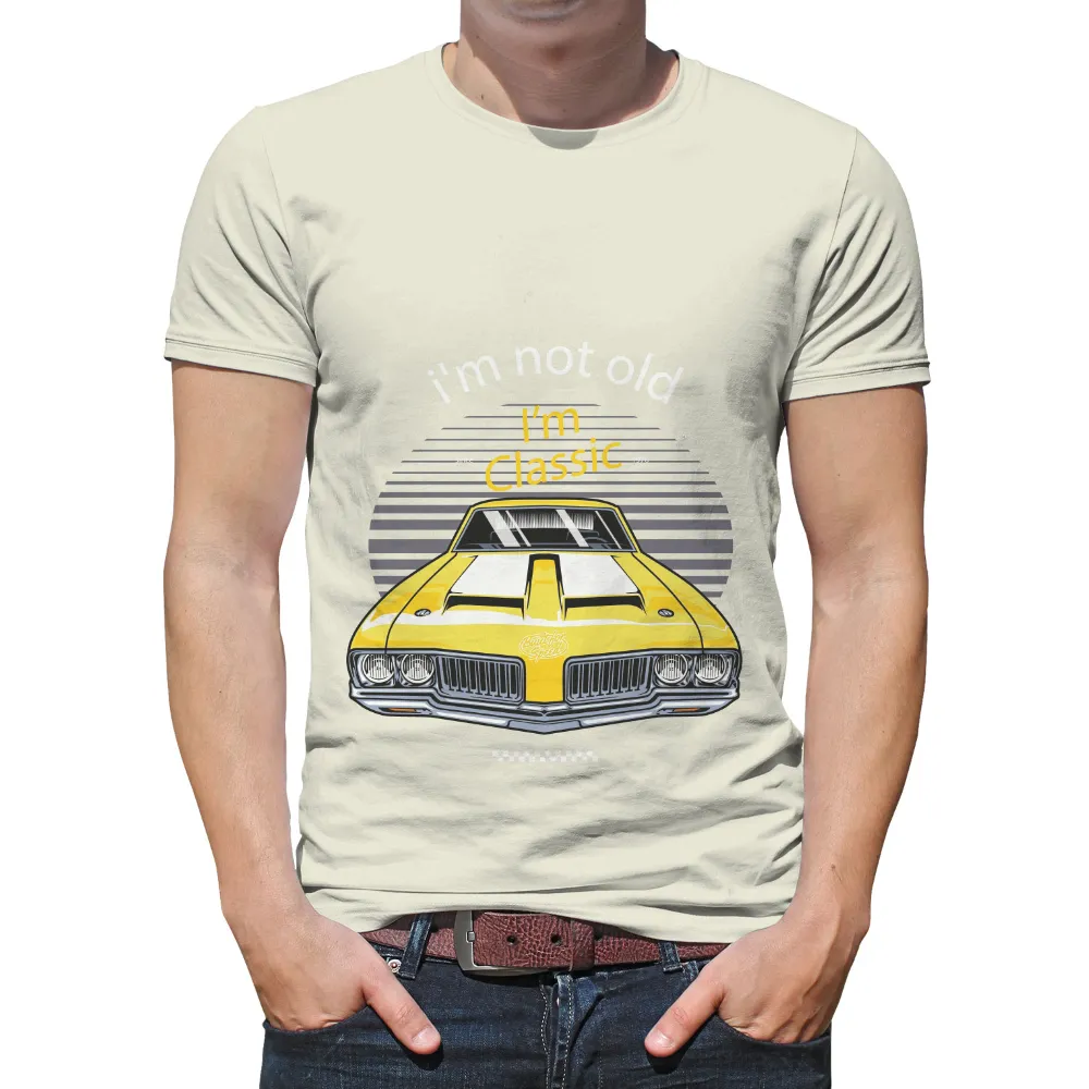 TShirt Design: Celebrating Classic Cars with Vintage Charm|port authority men's retro camp shirt